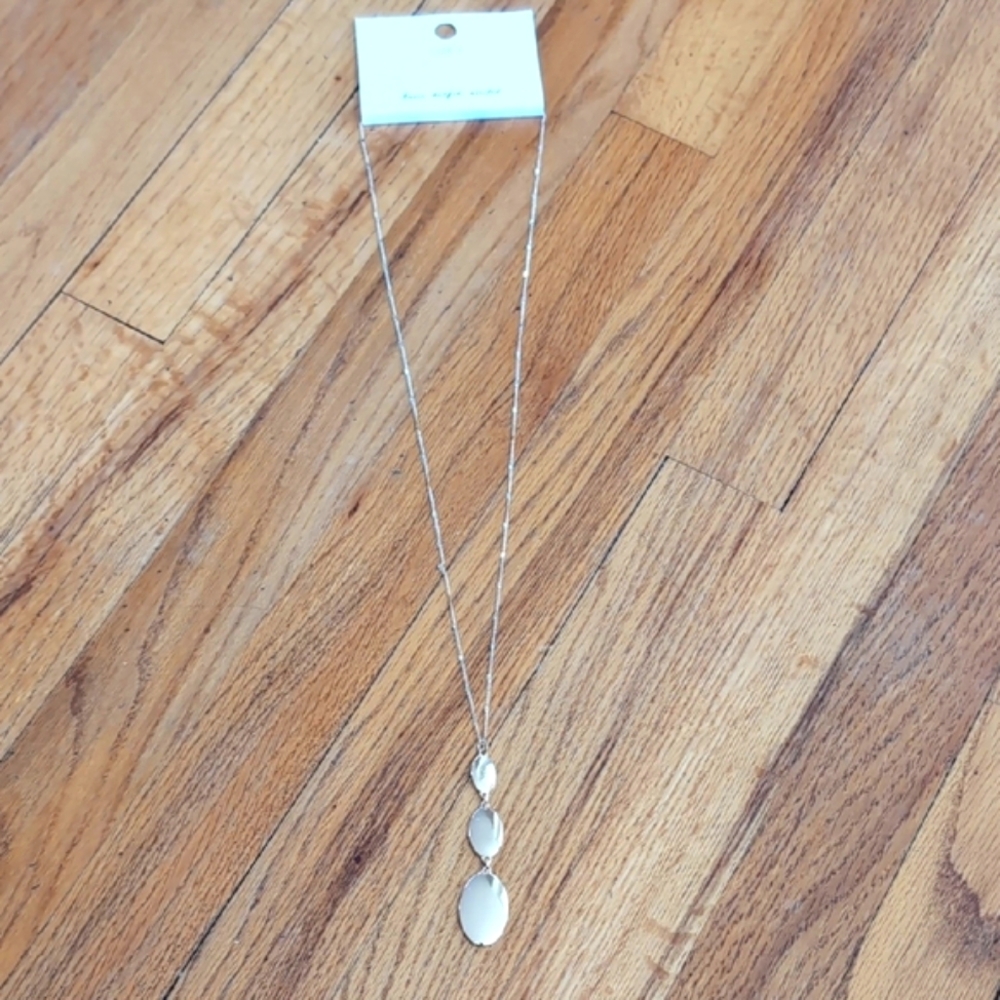 NWT LOFT Gold Pendant Necklace